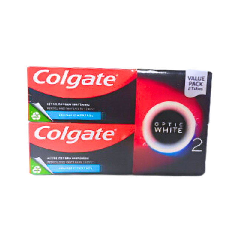 Colgate Toothpaste Optic White 02 Aromatic Menthol Twinpack 85g