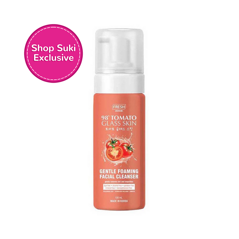 Fresh Skinlab Tomato Glass Skin Gentle Foaming Facial Cleanser 100ml