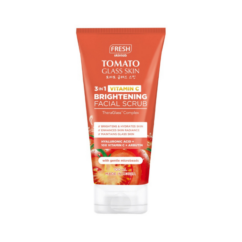 Fresh Skinlab Tomato Glass Skin Brightening Facial Scrub 100ml