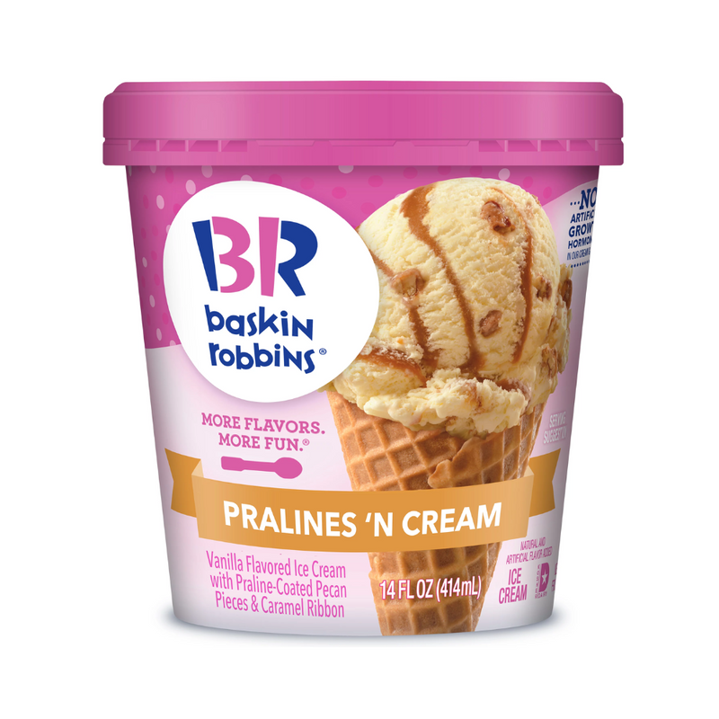 Baskin Robbins Pralines N' Cream 414ml