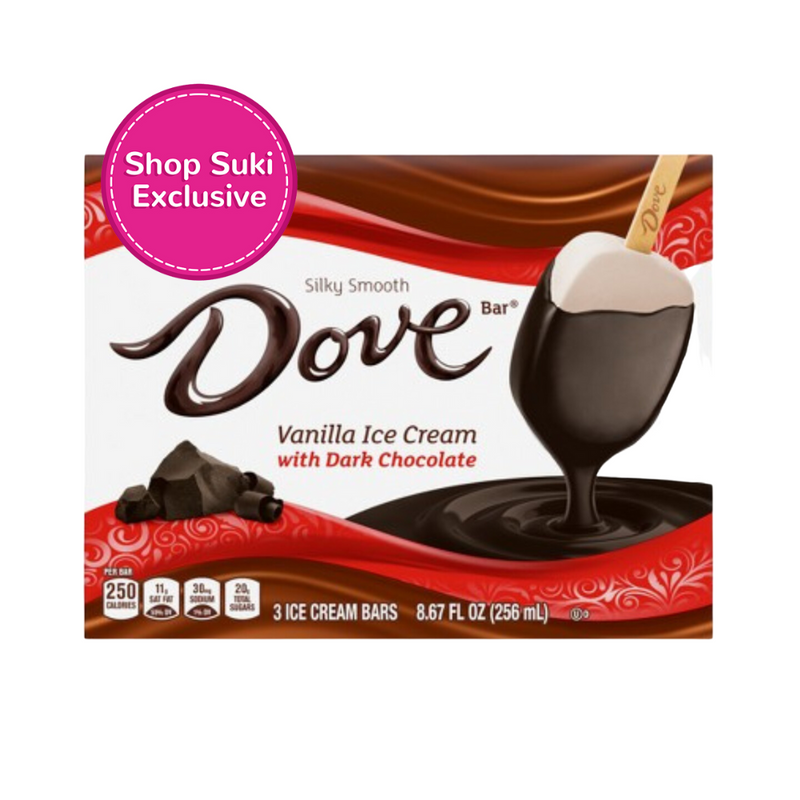 Dove Ice Cream Vanilla With Dark Chocolate 3's