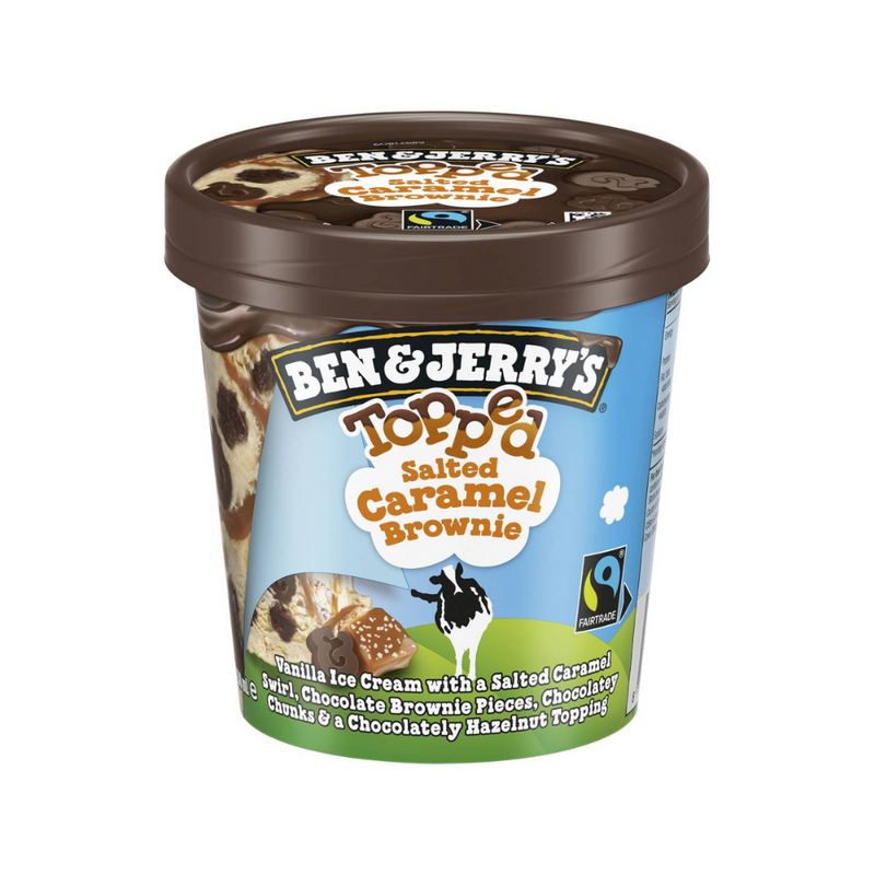 Ben & Jerry's Topped Salted Caramel Brownie 450ml