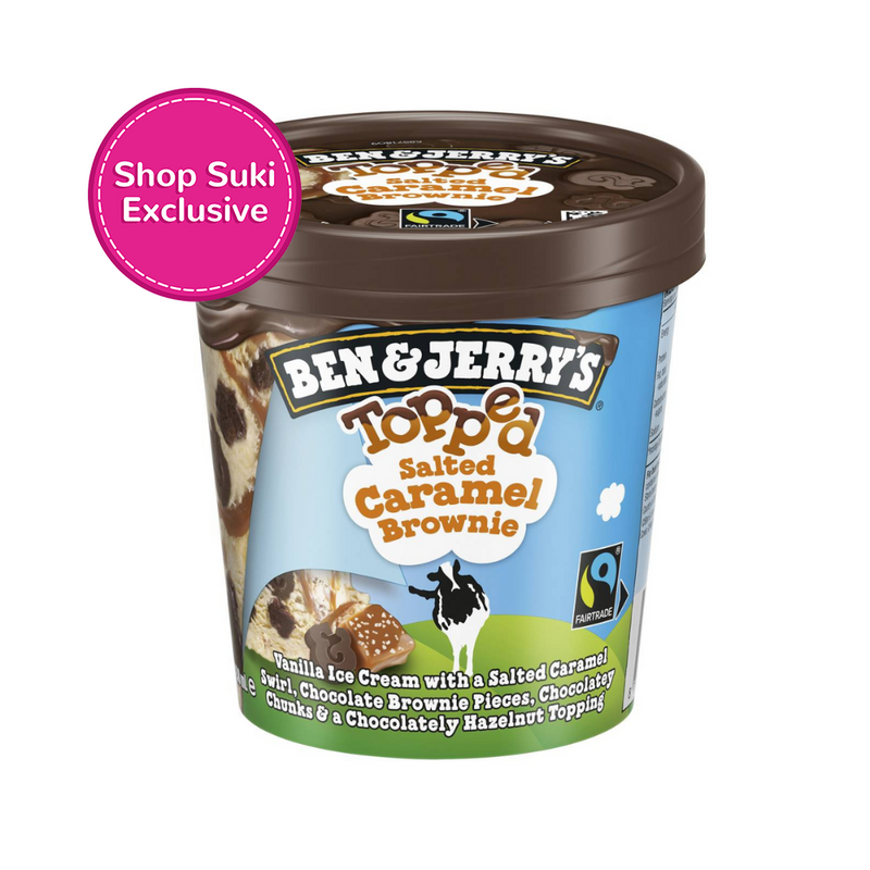 Ben & Jerry's Topped Salted Caramel Brownie 450ml