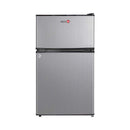Fujidenzo Two Door Personal Refrigerator Stainless Steel
