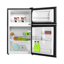 Fujidenzo Two Door Personal Refrigerator Stainless Steel