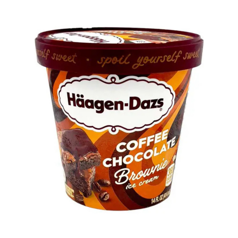 Haagen Dazs Ice Cream Coffee Chocolate Brownie 414ml