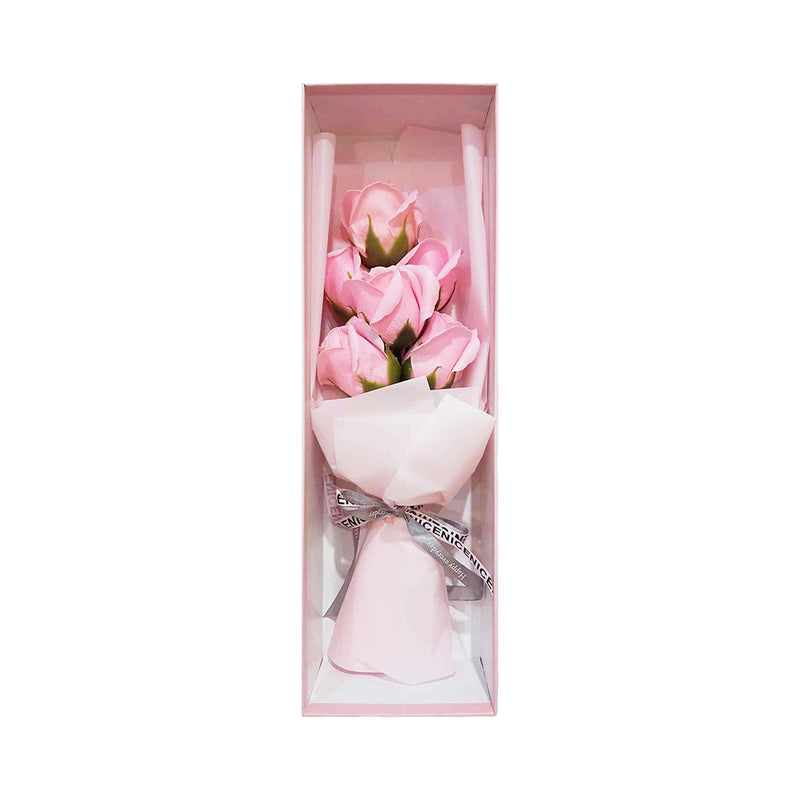 Ideal Living Rose Soap Bouquet In Gift Box 6's