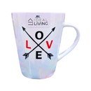 Ideal Living Printed Mug White