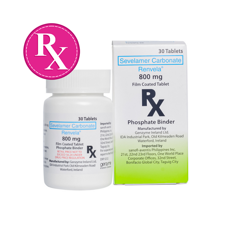 Renvela Film-Coated Tablet 800mg x 2's