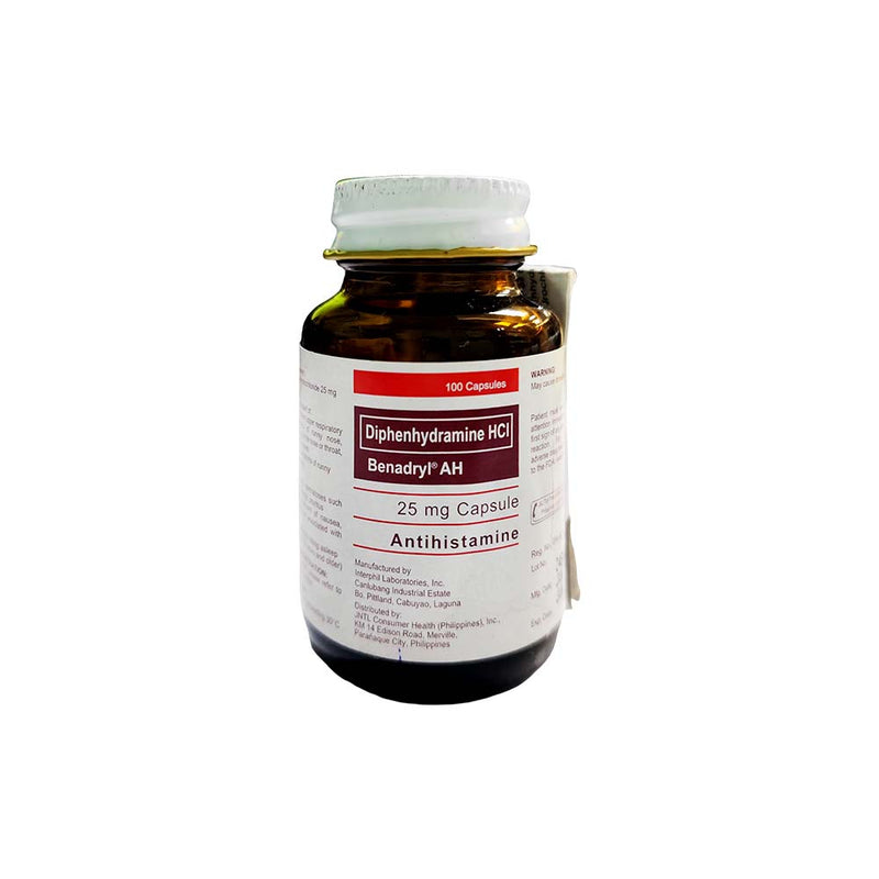 Benadryl AH Capsule 25mg x 2's