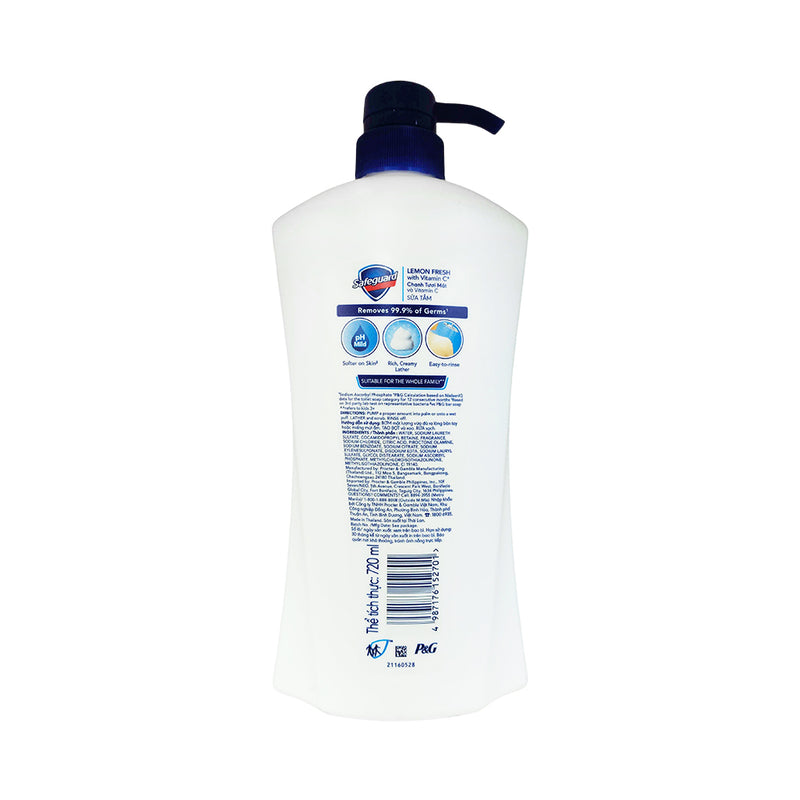 Safeguard Body Wash Lemon Fresh 720ml