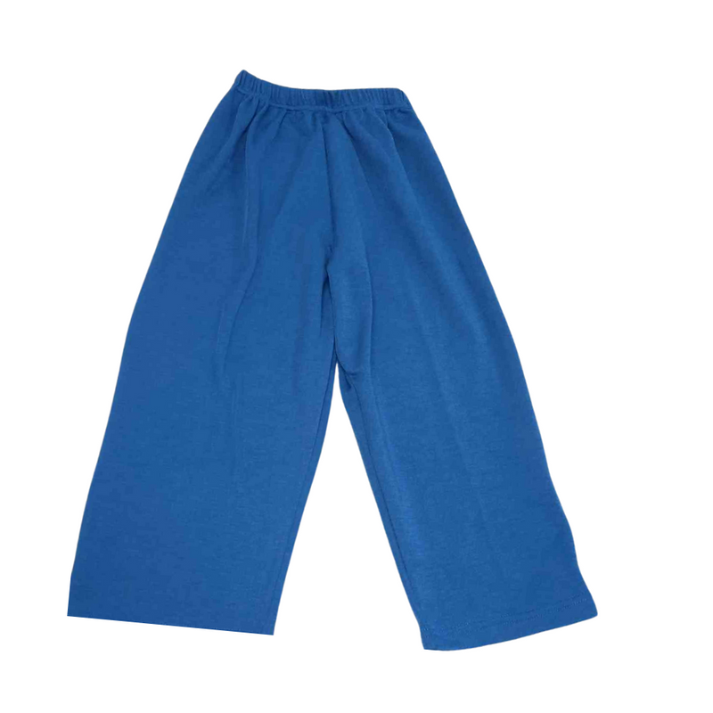 Bookworm Kids Jogging Pants Inserted Piping With Pocket Without Cuffs Sky Blue 10