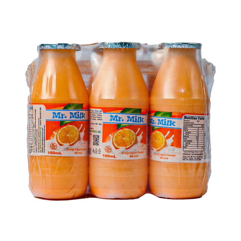 Del Monte Mr. Milk Yogurt Orange 100ml x 6’s