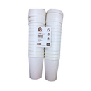 Eco Coffee Cup Rippled With Lid White 12oz 25's