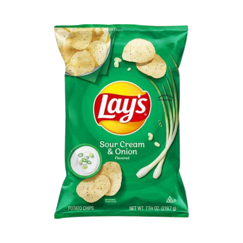 Lay's Potato Chips Sour Cream And Onion 170g