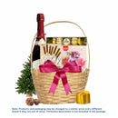 Sparkling Juice And Sweets Gift Basket