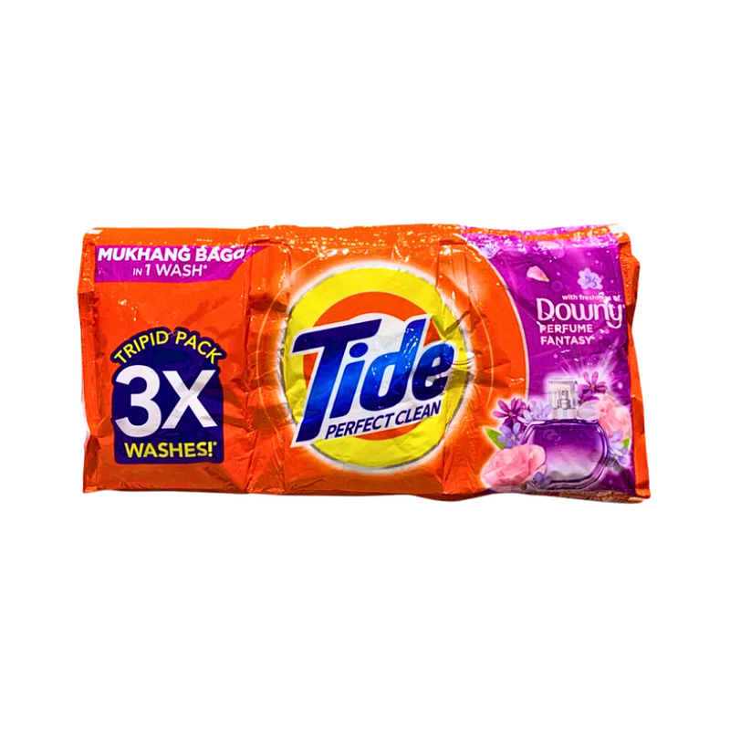 Tide Detergent Powder Tripid Pack Perfume Fantasy 87g