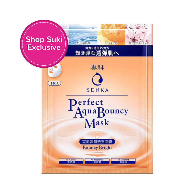 Senka Perfect Aqua Bouncy Bright Mask