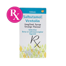 Ventolin Salbutamol 2mg/5ml Syrup Orange 100ml
