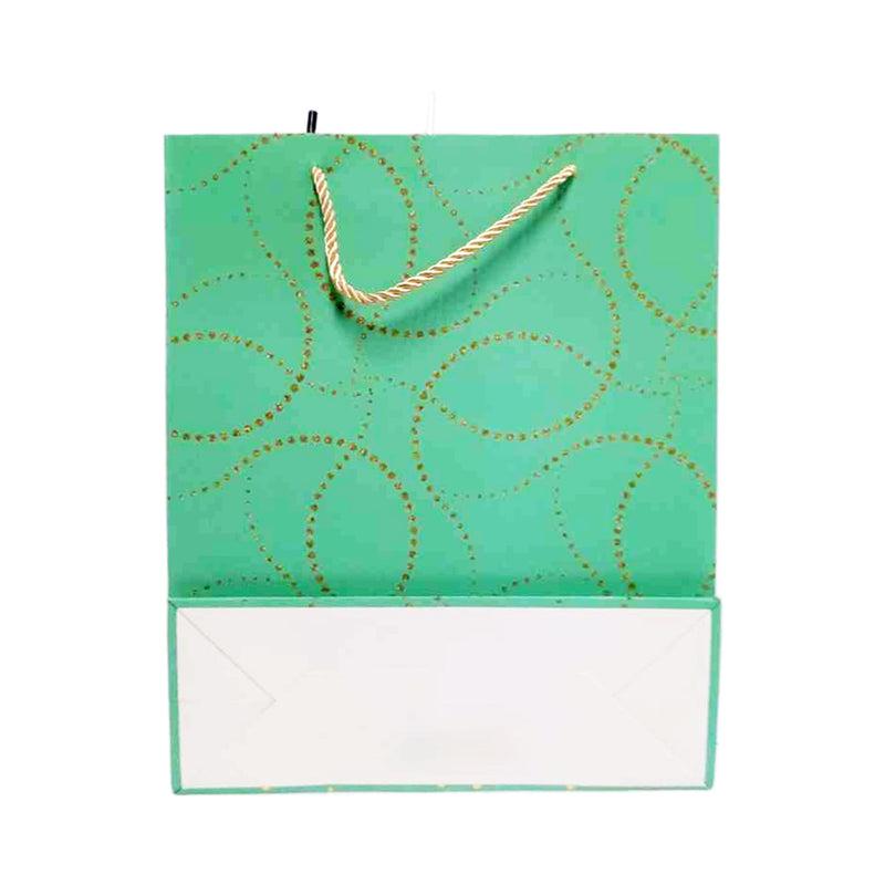 Hallmark Gift Bag Hmk Pb Anyday Strands Mint Green Med Q3 2023