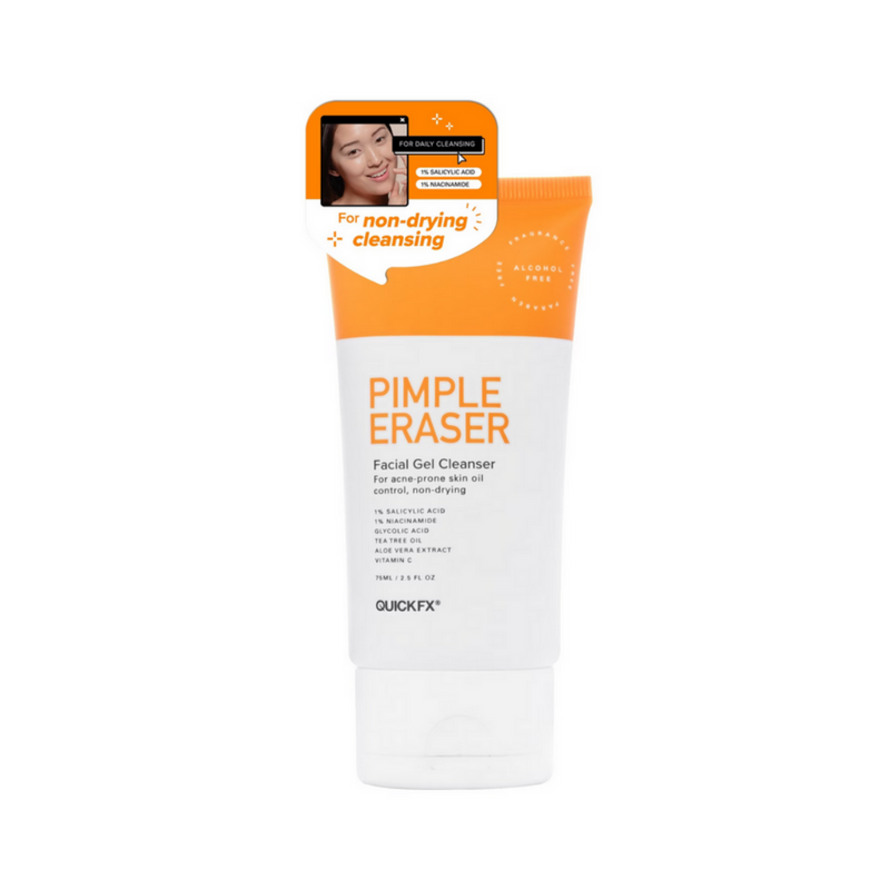 QuickFx Pimple Eraser Facial Gel Cleanser 75ml