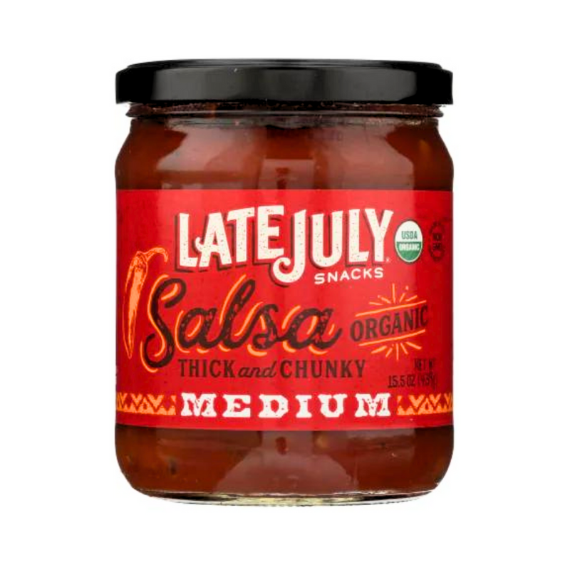 Late July Snacks Thick And Chunky Medium Salsa 439g