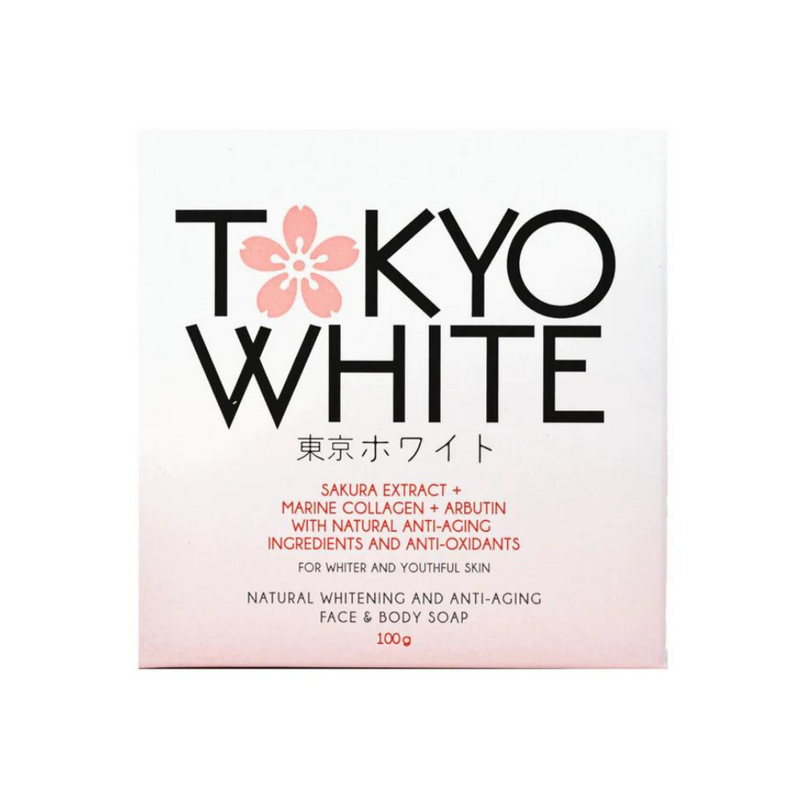 Tokyo White Natural Whitening And Anti-Aging Face And Body Soap 100g