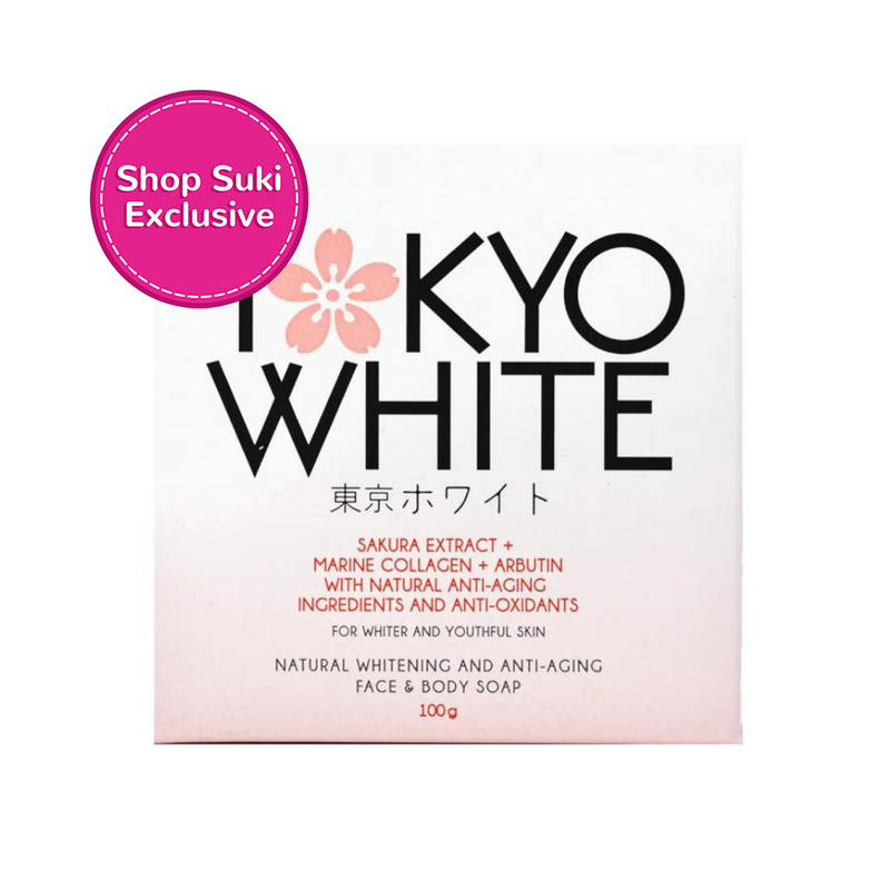 Tokyo White Natural Whitening And Anti-Aging Face And Body Soap 100g