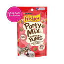Friskies Party Mix Natural Yums Real Salmon Cat Treats 60g