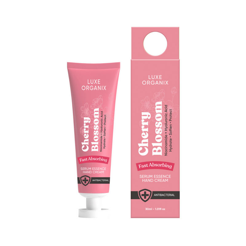 Luxe Organix Cherry Blossom Serum Essence Hand Cream 30ml
