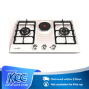 La Germania Built In Gas And Electric Hob Stainless Steel  75 x 51cm