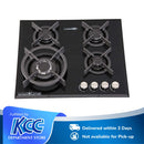 La Germania Built In Gas Hob Glass 4 Burner 60 x 51cm
