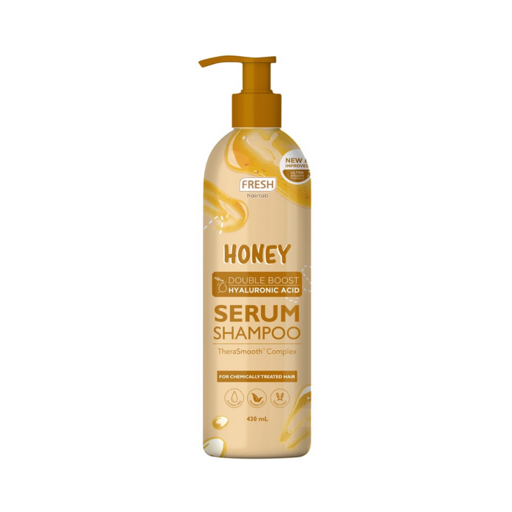 Fresh Hairlab Honey Double Boost Hyaluronic Acid Serum Shampoo 430ml