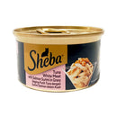 Sheba Cat Food Tuna White Meat With Salmon Surimi In Gravy 85g