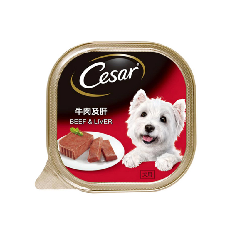 Cesar Dog Wet Food Beef And Liver 100g