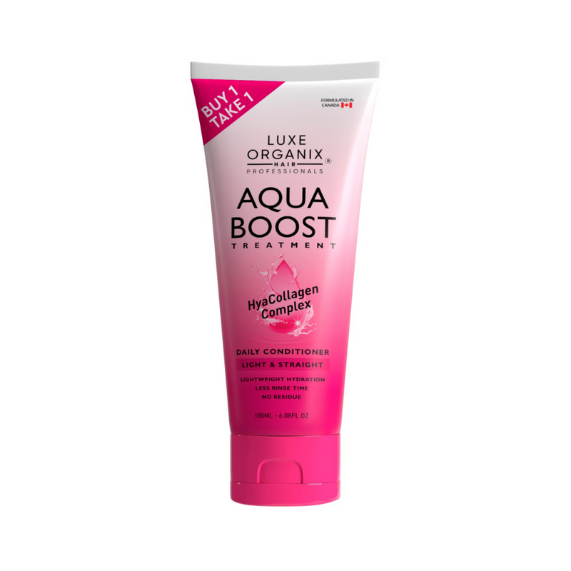 Luxe Organix Aqua Boost Hair Treatment Aqua Light And Straight 180ml