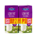 Emborg Low Fat Milk 1L 2's