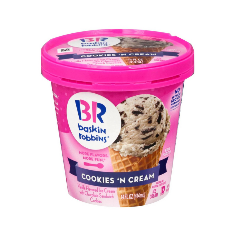 Baskin Robbins Cookies 'N Cream 414ml