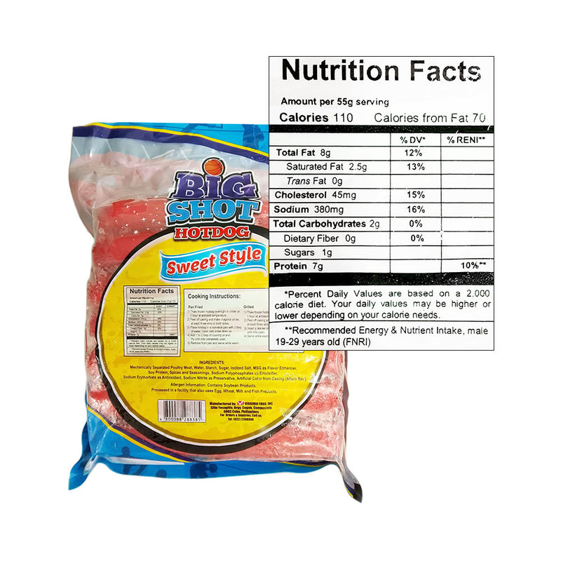 Big Shot Hotdog Sweet Style King Size 1kg