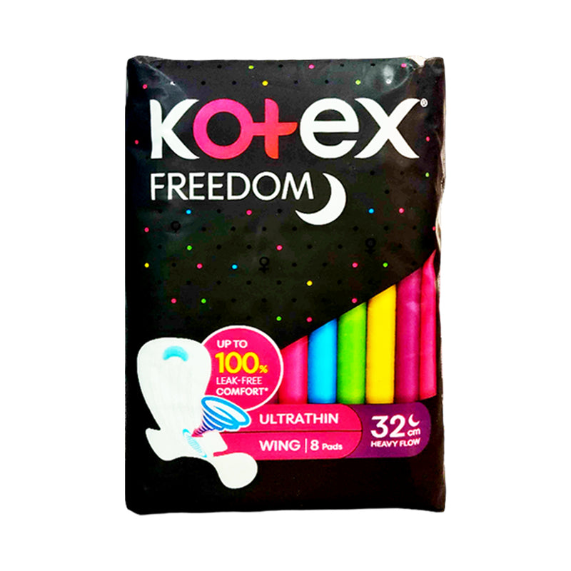 Kotex Freedom Ultrathin Napkin With Wings 32cm