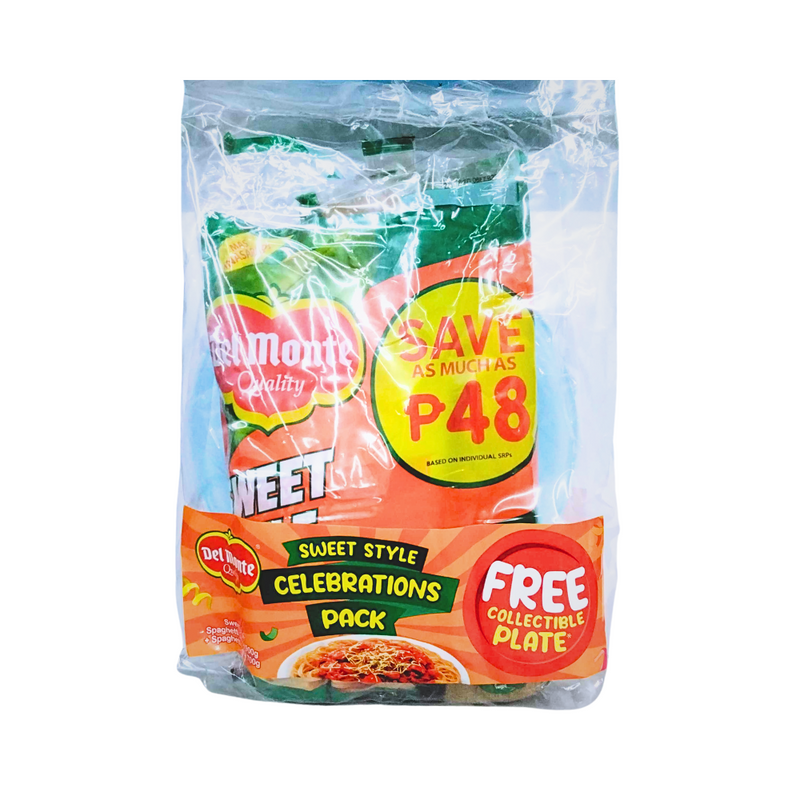 Del Monte Spaghetti Sauce Sweet 900g + Spaghetti 800g With Save Free Collectible Plate