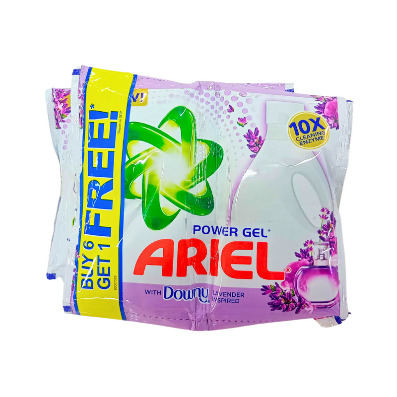 Ariel Power Gel With Downy Lavender 60g 6+1