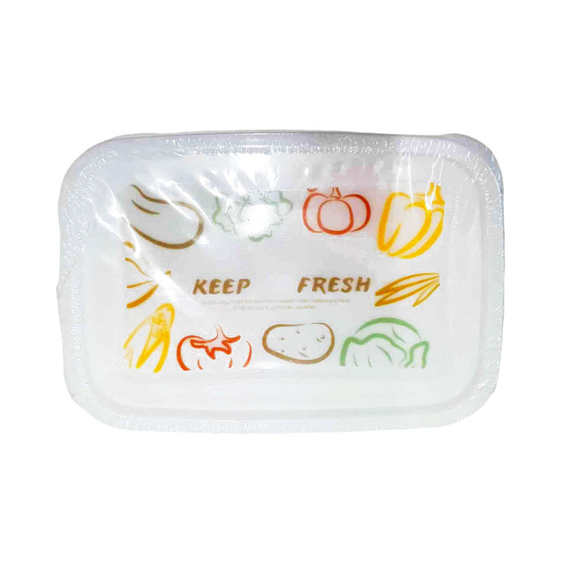 Ideal Living Square  Food Keeper 3in1 Clear White 400ml
