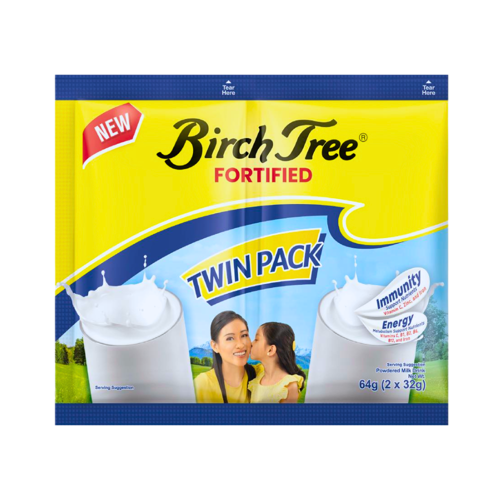 Birch Tree Powder Birch Tree Fortified Powdered Milk Twin Pack 64g