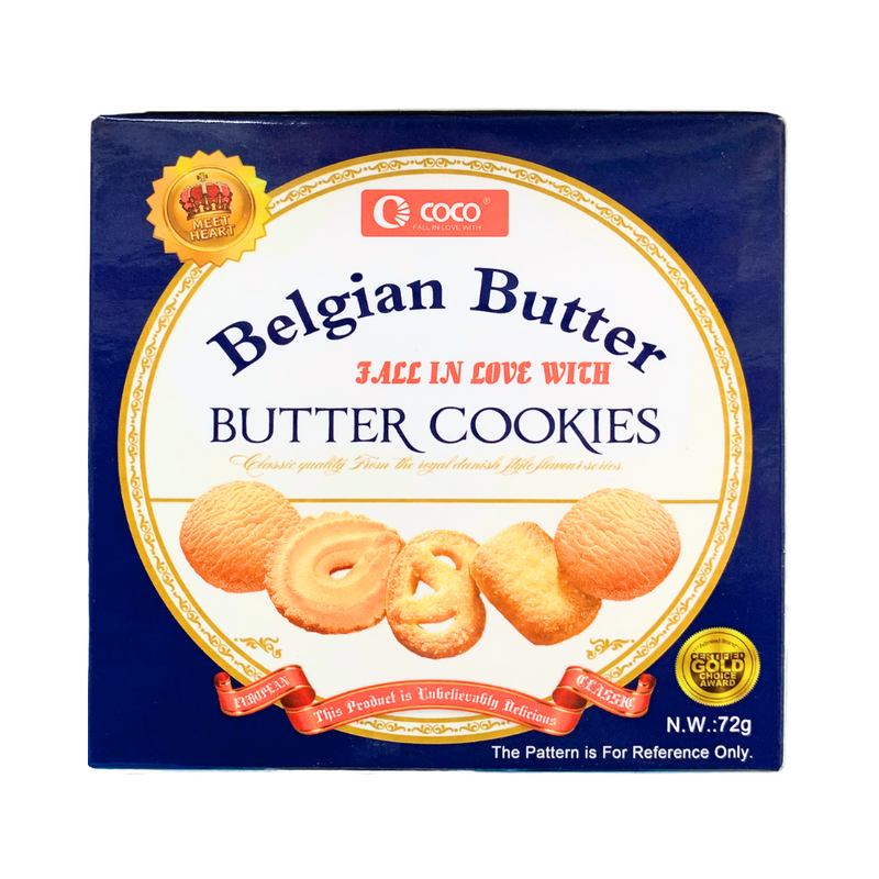 Coco Belgian Butter Cookies 72g