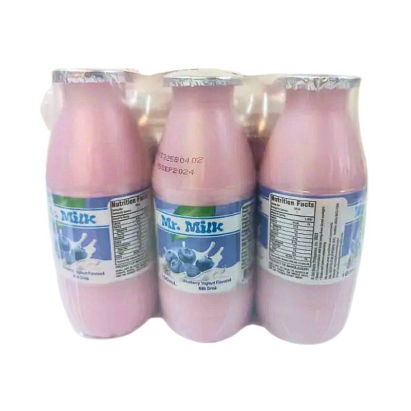 Del Monte Mr. Milk Yogurt Blueberry 100ml x 6's