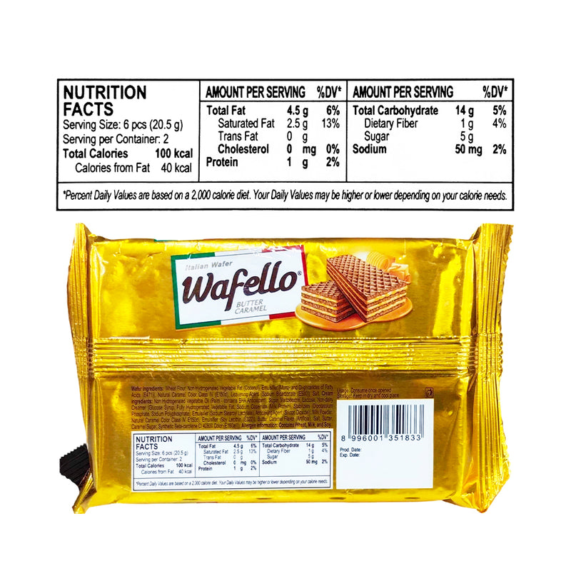 Wafello Italian Wafer Butter Caramel 48g
