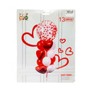 Foil And Heart Bobo Balloon Set