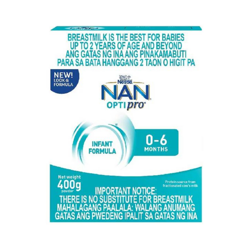 Nan Optipro Infant Formula 0-6 Months 400g
