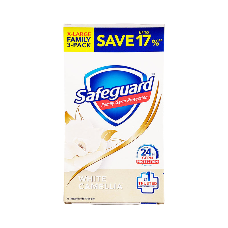 Safeguard Bar Soap White Camellia XLarge Trio Pack 160g x 3's
